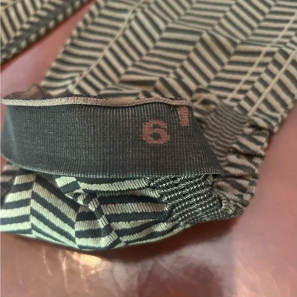 *SOLD* Lululemon In the Flow Crops - Picture 2 of 4